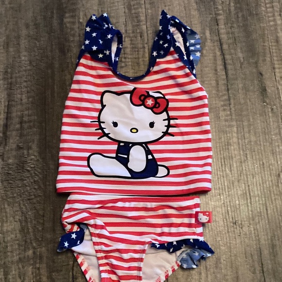 Hello Kitty Other - 2 piece hello kitty swim suit